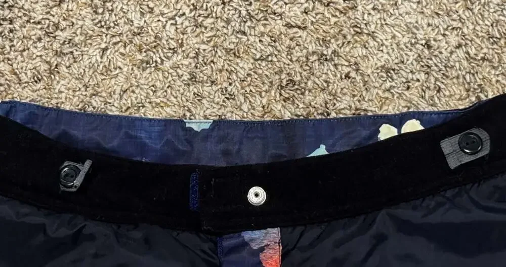 Obermeyer Teen Large 14/16 Floral Ski Snow Pants Girls Waterproof Insulated
